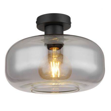 Plafoniere - Plafoniera design modern Giuseppe negru, fumuriu