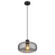 Pendul design modern Giuseppe negru, fumuriu