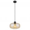 Pendul design modern Giuseppe negru, chihlimbar
