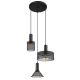 Pendule, Lustre suspendate - Lustra 3L design industrial JEDD negru