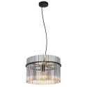Pendul design modern GORLEY negru, fumuriu 40cm