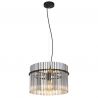 Pendul design modern GORLEY negru, fumuriu 40cm