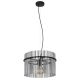 Pendule, Lustre suspendate - Pendul design modern GORLEY negru, fumuriu 40cm