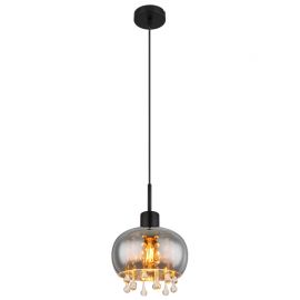 Pendule, Lustre suspendate - Pendul design modern Corry negru, fumuriu 21cm