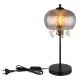 Veioze - Veioza, lampa de masa design modern Corry negru, fumuriu
