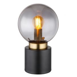 Veioze - Veioza, lampa de masa design modern Marka negru, alama, fumuriu