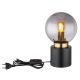 Veioze - Veioza, lampa de masa design modern Marka negru, alama, fumuriu