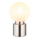 Veioza, lampa de masa design modern Marka nichel, opal