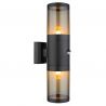 Aplica pentru exterior cu senzor de miscare design modern Xeloo negru, fumuriu