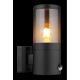 Aplice - Aplica pentru exterior cu senzor de miscare design modern Xeloo negru, fumuriu