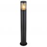 Stalp mediu pentru exterior design modern Xeloo negru, fumuriu