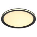 Plafoniera LED design modern Belissa negru, opal