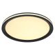Plafoniera LED design modern Belissa negru, opal