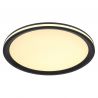 Plafoniera LED design modern Belissa negru, opal