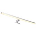 Aplica LED pentru baie design modern IP44 Jaime argintiu, opal