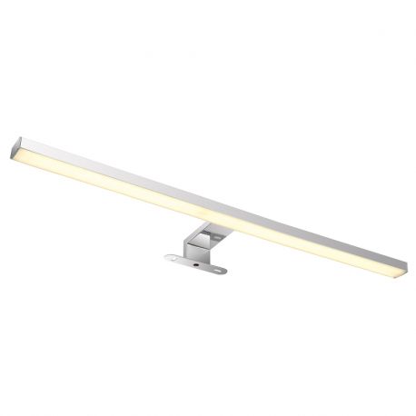 Iluminat pentru baie - Aplica LED pentru baie design modern IP44 Jaime argintiu, opal