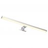 Aplica LED pentru baie design modern IP44 Jaime argintiu, opal