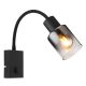 Aplica de perete design modern Hubertus negru