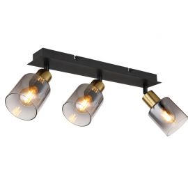 Plafoniere - Plafoniera 3L design modern Hollsy negru, auriu