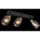 Plafoniere - Plafoniera 3L design modern Hollsy negru, auriu