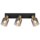 Plafoniere - Plafoniera 3L design modern Hollsy negru, auriu