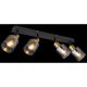 Plafoniere - Plafoniera 4L design modern Hollsy negru, auriu