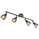 Plafoniere - Plafoniera 4L design modern Mubby negru, maro