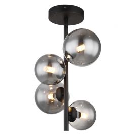 Plafoniere - Plafoniera 4L design modern Riha negru