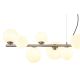 Pendule, Lustre suspendate - Lustra suspendata 13L design modern Riha nichel