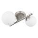Plafoniere - Plafoniera 2L design modern Riha nichel