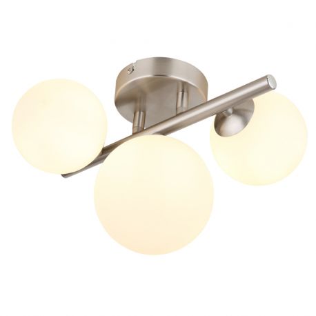 Plafoniere - Plafoniera 3L design modern Riha nichel