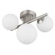 Plafoniere - Plafoniera 3L design modern Riha nichel