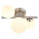 Plafoniere - Plafoniera 3L design modern Riha nichel