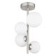 Plafoniere - Plafoniera 4L design modern Riha nichel