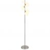 Lampadar, lampa de podea design modern Riha nichel