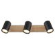 Plafoniere - Plafoniera 3L design industrial Robby negru, maro