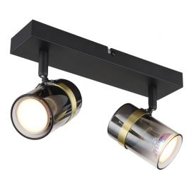 Aplice cu Spot - Aplica de perete / tavan 2L design industrial Trabby negru