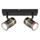 Aplice cu Spot - Aplica de perete / tavan 2L design industrial Trabby negru