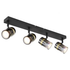 Plafoniere - Plafoniera 4L design industrial Trabby negru