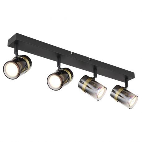 Plafoniere - Plafoniera 4L design industrial Trabby negru