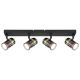 Plafoniere - Plafoniera 4L design industrial Trabby negru