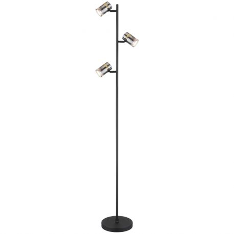 Plafoniere - Lampadar, lampa de podea design industrial Trabby negru
