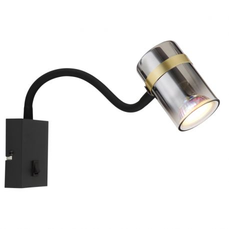 Veioze - Aplica cu spot design industrial Trabby negru