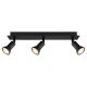 Plafoniere - Plafoniera 3L design modern Drew negru
