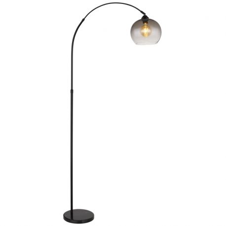 Lampadare - Lampadar, lampa de podea design modern Newcastle negru, fumuriu
