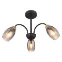 Plafoniera 3L design modern Gerly negru