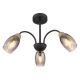 Plafoniera 3L design modern Gerly negru