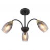 Plafoniera 3L design modern Gerly negru