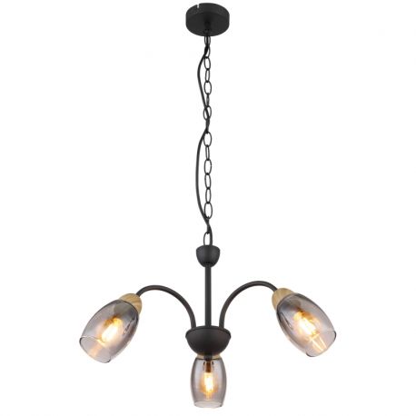 Pendule, Lustre suspendate - Lustra 3L design modern Gerly negru