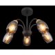 Plafoniere - Plafoniera 5L design modern Gerly negru